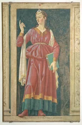 Die Kumanische Sibylle, aus der Villa Carducci Serie berühmter Männer und Frauen, ca. 1450